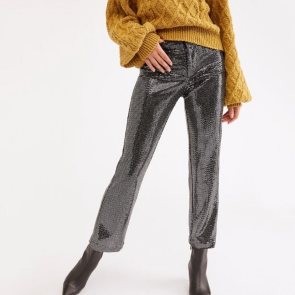 Free People Sequin Pants
